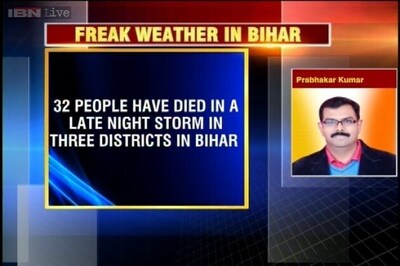 Heavy storm kills 32 people, injures over 80 in three Bihar districts