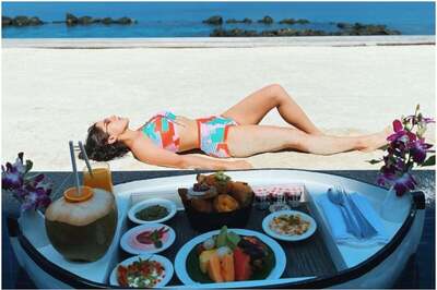 Sara Ali Khan Serves Sizzling Maldives Moment with Floating Breakfast Picture