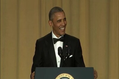 Obama Mocks Self, Scribes & Rivals at Final White House Dinner Gig