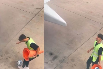 This Airport Ground Staff's Amazing Dribbling Skills Will Make You Smile