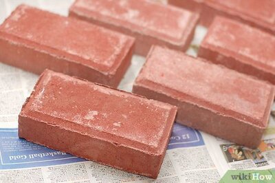 How to Make Bookends out of Bricks