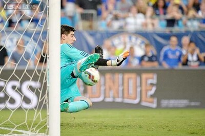 Chelsea's Courtois to miss Manchester City game after losing red card appeal
