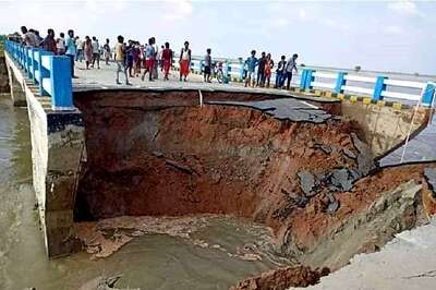 Part of Rs 264 Crore Bihar Bridge Collapses Into River 29 Days After Inauguration by Nitish Kumar