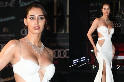 Sexy! Disha Patani Flaunts Her Curves And Cleavage In A White Cut-Out Gown, See Hot Photos