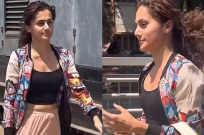 Taapsee Pannu Makes First Appearance After Wedding On Eid, AVOIDS Posing For Paps | Watch