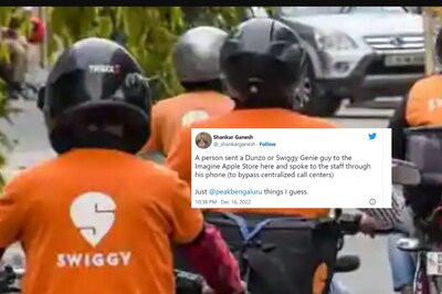 'Just Bengaluru Things': Man Hires Swiggy Genie to Raise Complaint at Apple Store