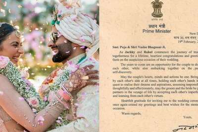 Rakul Preet Singh, Jackky Bhagnani Get 'Greetings and Wishes' From PM Modi On Wedding | Read Letter