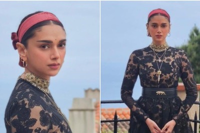 Cannes 2022: Aditi Rao Hydari Picks Up Another Sabyasachi Outfit For Her Red Carpet Look