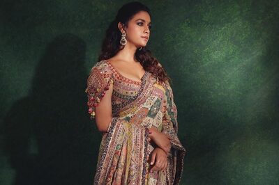 Keerthy Suresh Looks Effortlessly Elegant In Gorgeous Stone-studded Saree