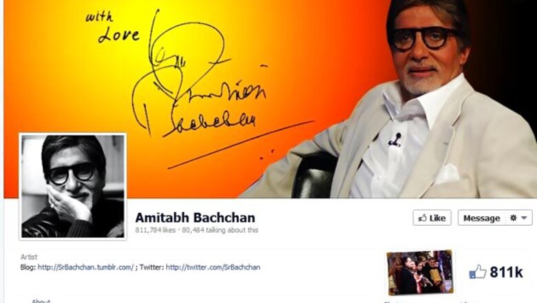Amitabh Bachchan: 'I am on Facebook'