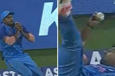 'First Catch in International Cricket': Rahul Tripathi’s Stunning Catch on Debut Sends Netizens into Frenzy - WATCH