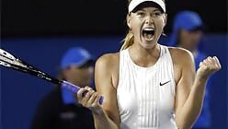 Sharapova routs Davenport in second round