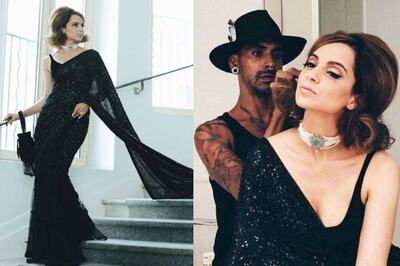 Kangana Ranaut Exudes Old World Charm in a Sabyasachi Saree at Cannes 2018