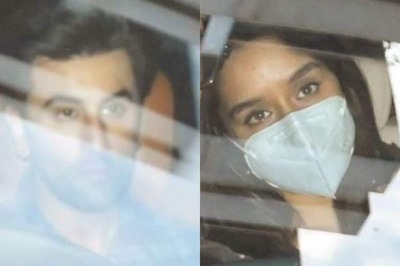 Ranbir Kapoor, Shraddha Kapoor Clicked at Luv Ranjan’s Office