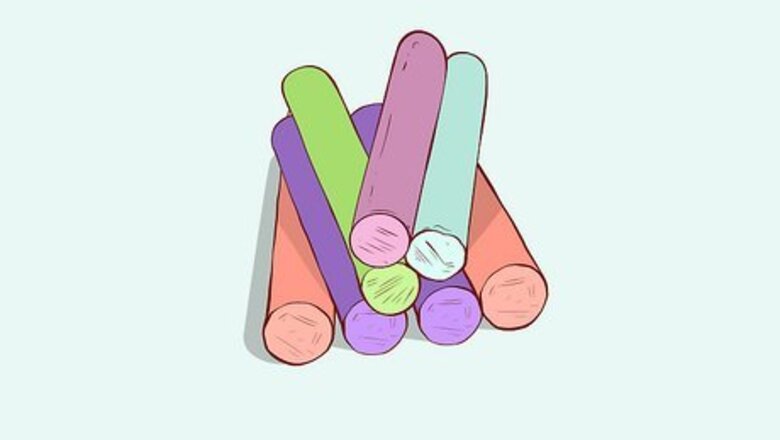 How to Color Hair Using Sidewalk Chalk