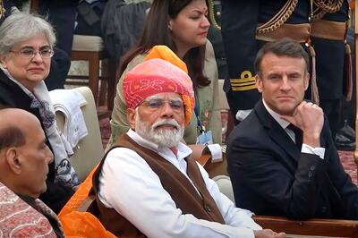 'Proud To Be With You': French President Macron Joins India's 75th Republic Day Celebrations | Watch