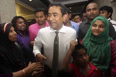 Maldives President addresses Parliament amid opposition protests