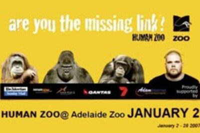 Australia zoo puts humans on display