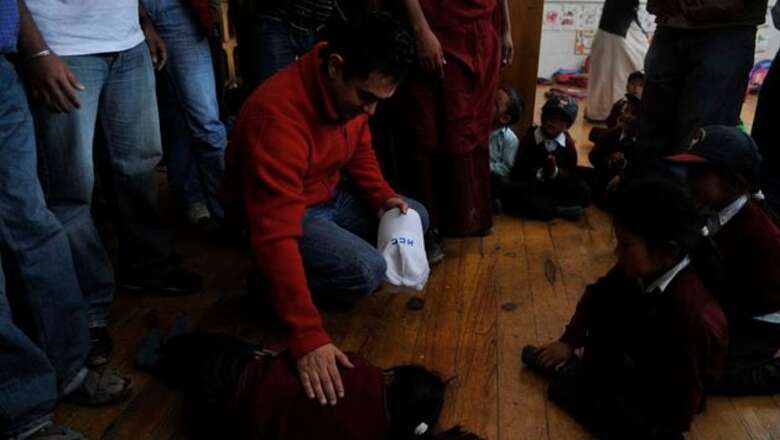 Aamir Khan helps rebuild Leh school