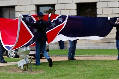 Mississippi's New Magnolia Flag Starting To Fly After Vote