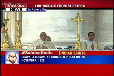Pope Francis confers sainthood on Father Kuriakose Chavara and Sister Euphrasia
