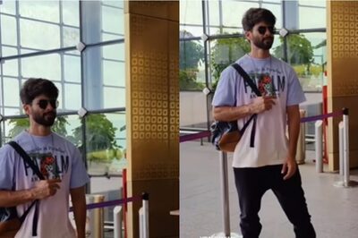 Shahid Kapoor Takes Cue From Kareena Kapoor's Poo, Sports Two Different Shoes At Airport; Watch