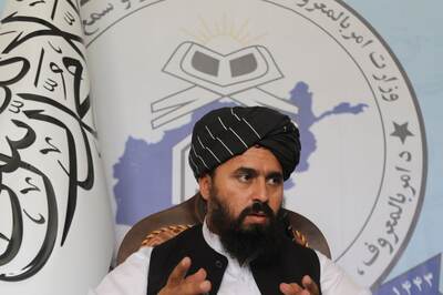 Taliban-appointed Prime Minister Meets with a Top Pakistan Politician in Hopes of Reducing Tensions