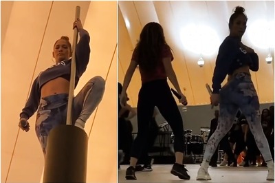 Jennifer Lopez Shares Rehearsal Videos from Her Super Bowl Performance with Shakira