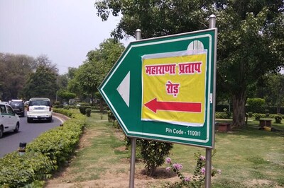 Now, Vandals 'Rename' Delhi's Akbar Road to Maharana Pratap