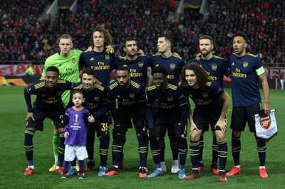 Melting Hearts: When Arsenal Invited Young Mascot for Team Pic Ahead of Europa League Match