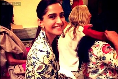 Snapshot: Sonam Kapoor gives award functions a miss; attends cousin's wedding ceremony