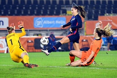 Alex Morgan Back With US National Team, Daughter In Tow