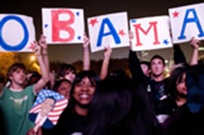 Photos: America goes Oh-bama, celebrates the change