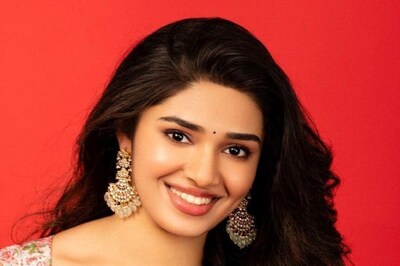 Krithi Shetty Looks Ravishing In A Stunning Yellow Dress