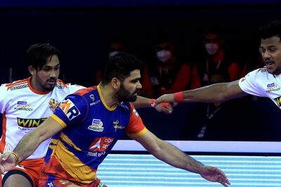 PKL: Pardeep Narwal, Surender Gill Shine as UP Yoddha Share Points with Gujarat Giants
