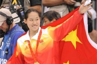 Liu captures China's first Beijing swimming gold