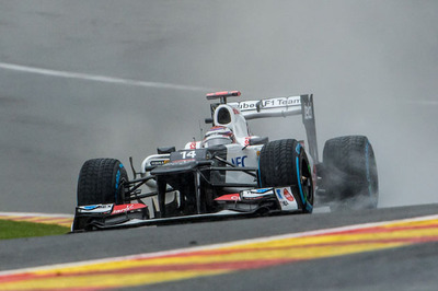 Kobayashi tops Practice 1 at Belgium GP