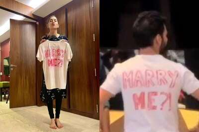 Rahul Vaidya Shares Pics of Fiancée Disha Parmar with His Proposal T-shirts, Fans Elated