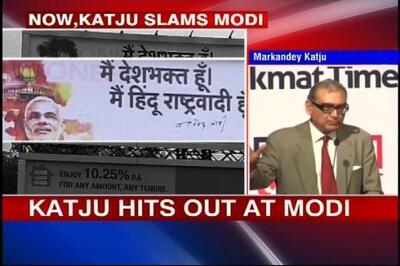Katju hits out at Narendra Modi, says he's playing divisive politics