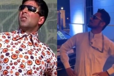 Akshay Kumar Fan Strikes Phir Hera Pheri Pose In Viral Video from Red Sea Film Festival; See His Reaction