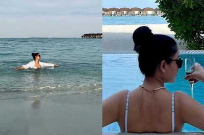 Bhabi Ji Ghar Par Hai's Fame Shubhangi Atre Flaunts Toned Back in White Bikini, See Her Maldives Vacay Pictures
