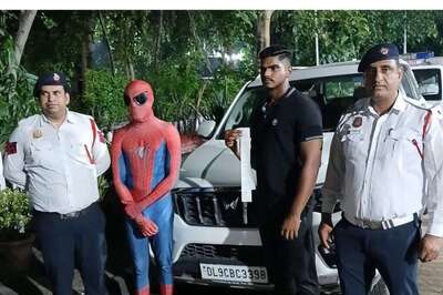 Delhi's 'Spiderman' Caught In Police Web Again, This Time For Riding On Car's Bonnet | Video Goes Viral