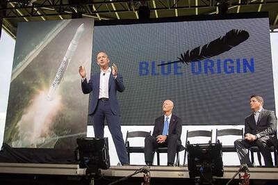 Amazon chief Jeff Bezos' space company successfully re-launches, lands rocket