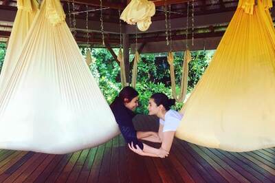 Alia Bhatt's Anti-gravity Yoga Workout Will Inspire You To Stay Fit Even During Vacations