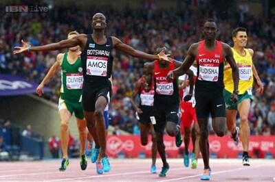 CWG 2014: Nijel Amos wins 800m gold to shock Olympic champion David Rudisha