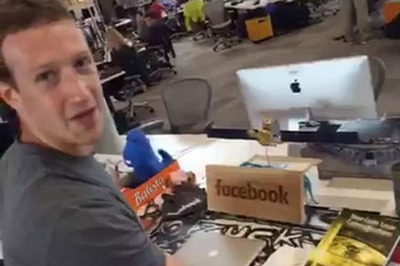 Images: All that's on Mark Zuckerberg's desk at the Facebook headquarters