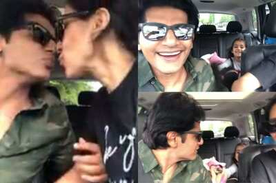 Watch: Karanvir Bohra’s Little ‘Moral Police’ Stops Him From Kissing Wife Teejay Sidhu