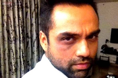 Abhay Deol takes on a 'giant record label', sports a black eye in protest at Screen Awards
