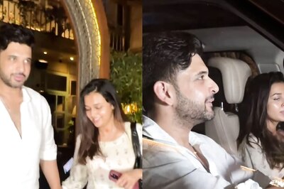 Karan Kundrra And Tejasswi Prakash Hold Hands, Step Out For A Dinner Date In Town; Watch