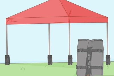 How to Hold Down a Canopy Tent on Concrete